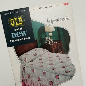 1954 Vintage Coats & Clark’s O.N.T. Old & New Favorites Crochet Magazine